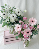 Daisy-Me-Rolling in White Hand Bouquet - View 4 | Windflower Florist