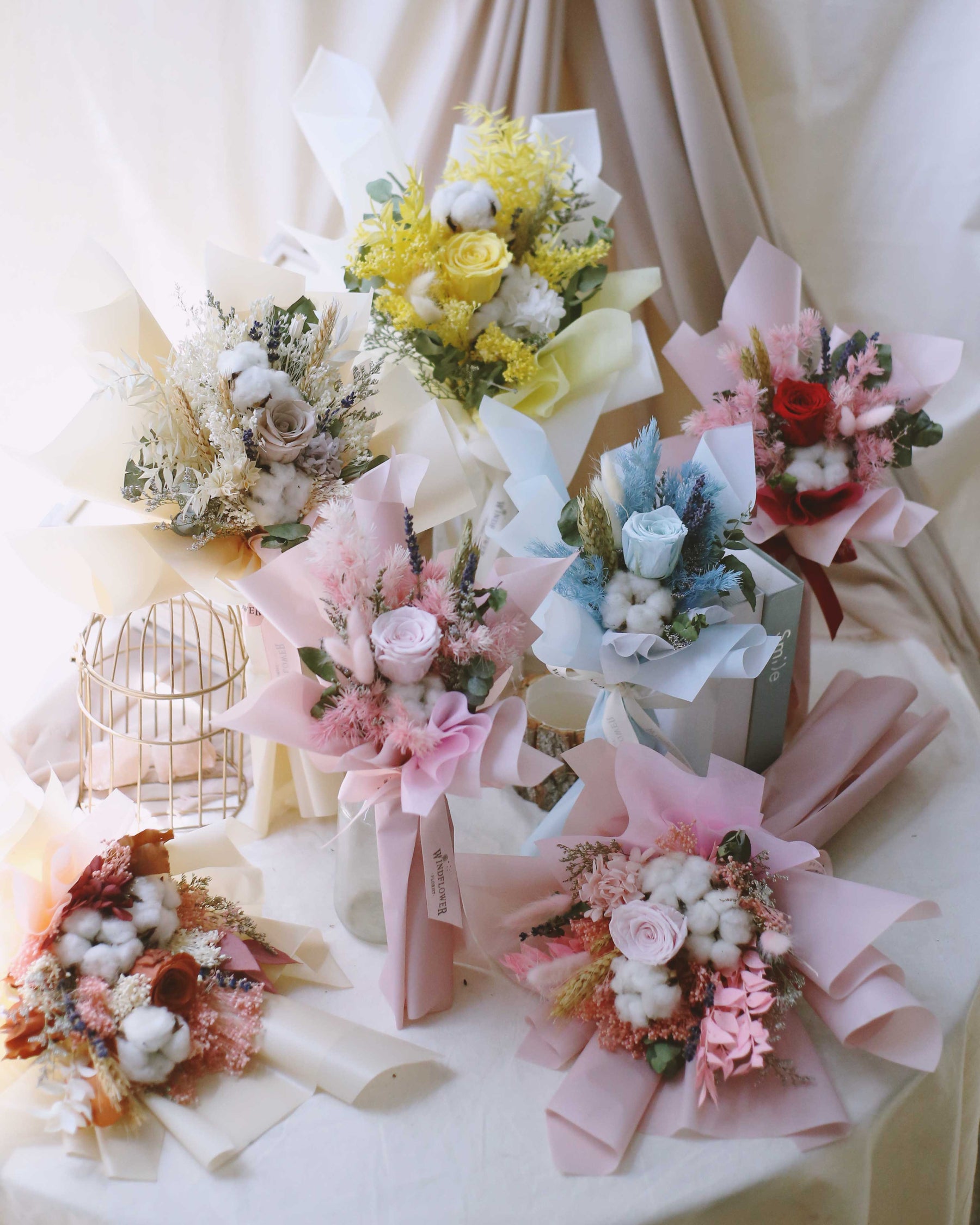 Best Preserved & Dried Flowers Singapore Free Delivery Windflower