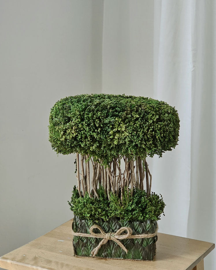 Highland Green Table Flower Arrangement | Free Same-Day Flower Delivery Singapore