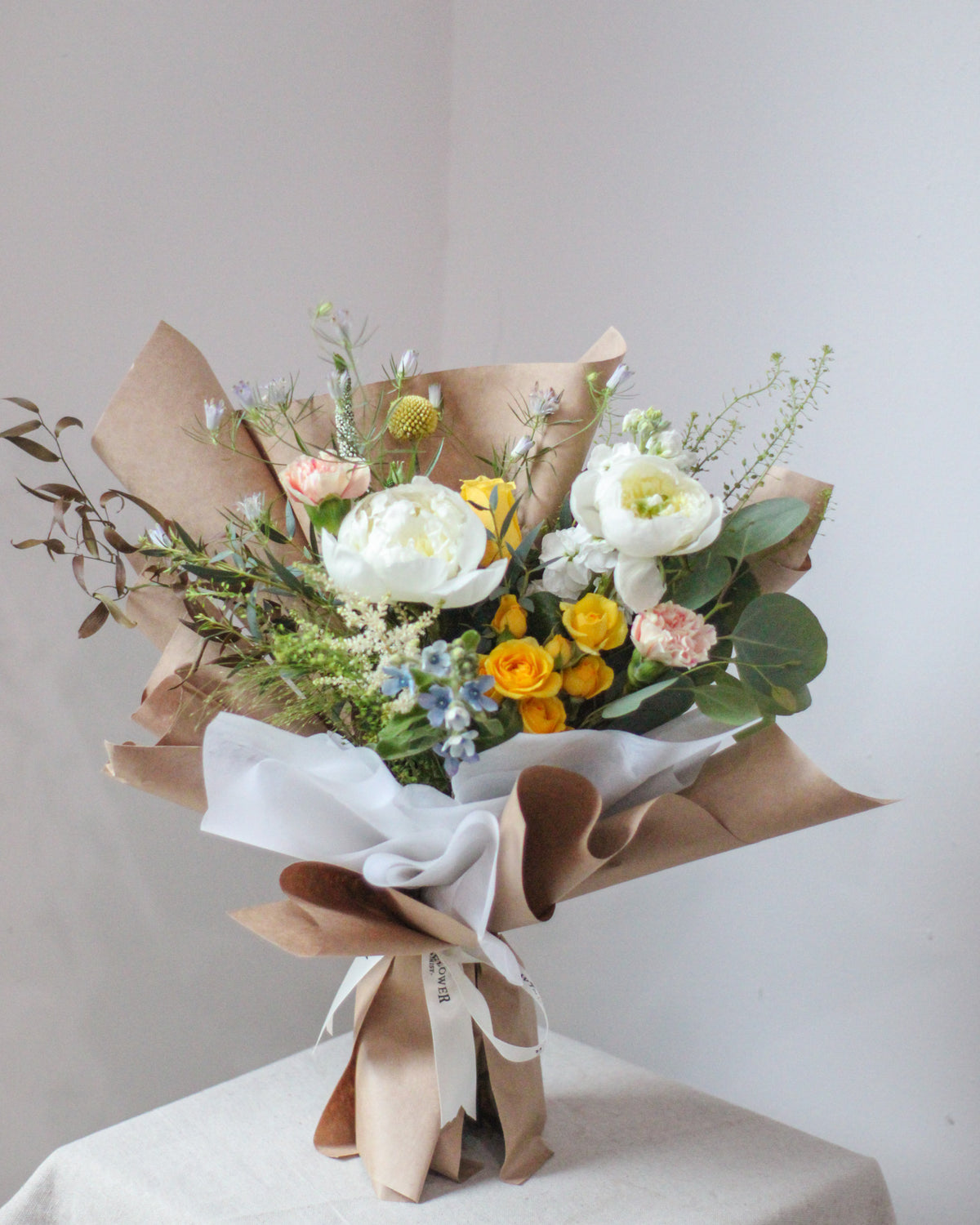 Ivory Meadows Hand Bouquet - View 3 | Windflower Florist