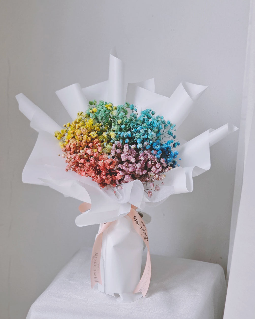 Rainbow Hand Bouquet - View 3 | Windflower Florist