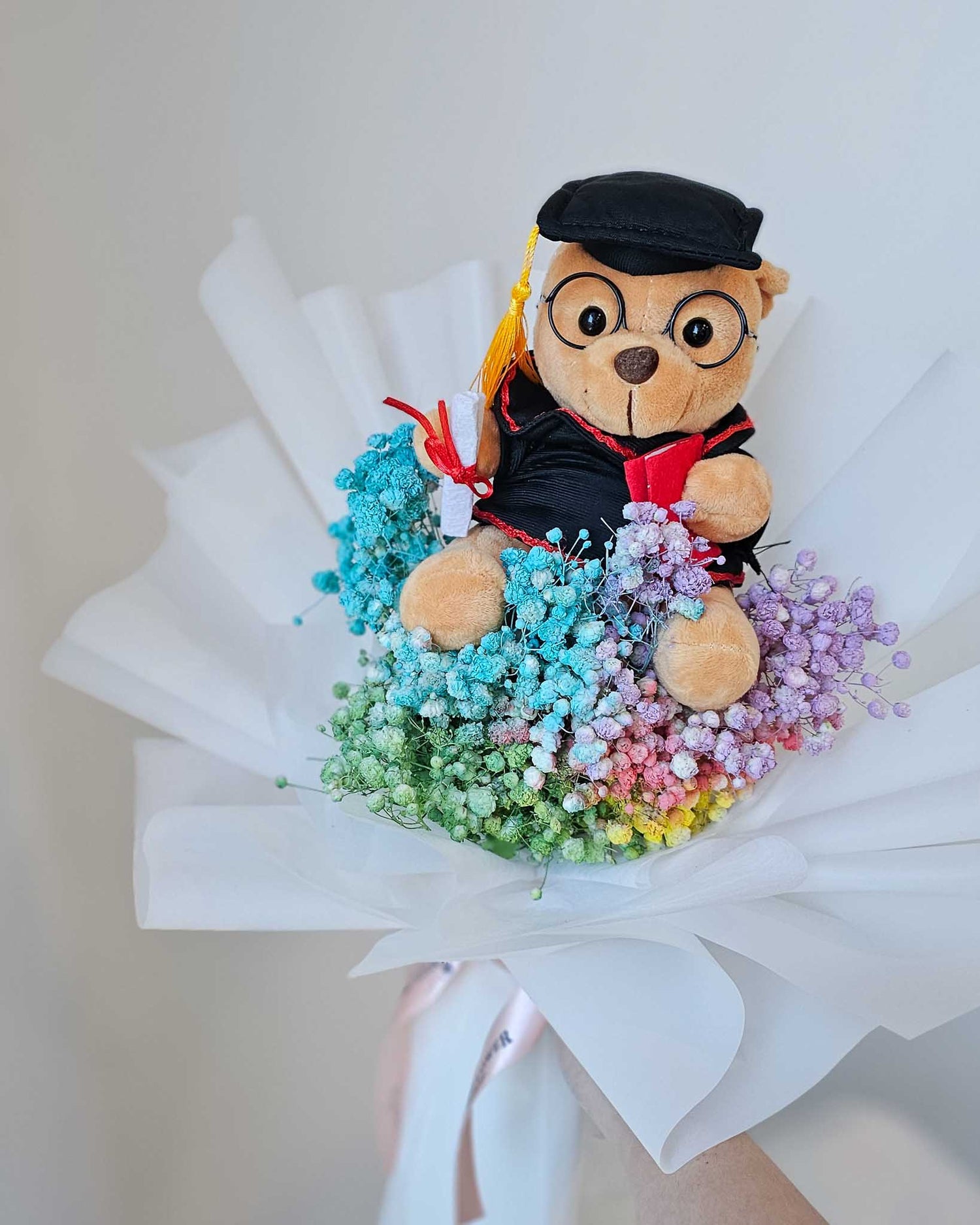 Rainbow Hand Bouquet by Windflower Florist Singapore