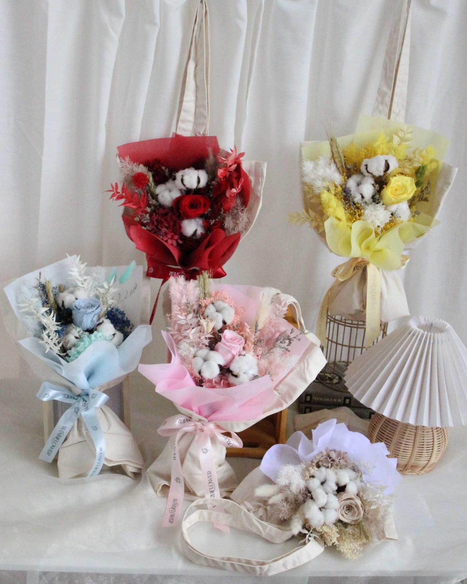 Bouquet in a Bag - Dried Flowers | Free Same-Day Flower Delivery Singapore