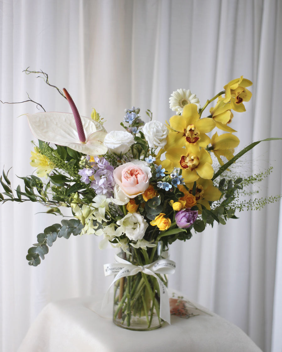 Sayang Kuning Vase by Windflower Florist Singapore