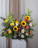 Wedding Hedge Frontal - Summer | Free Same-Day Flower Delivery Singapore