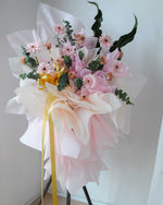 Pink Fanfare Flower Arrangement | Free Same-Day Flower Delivery Singapore