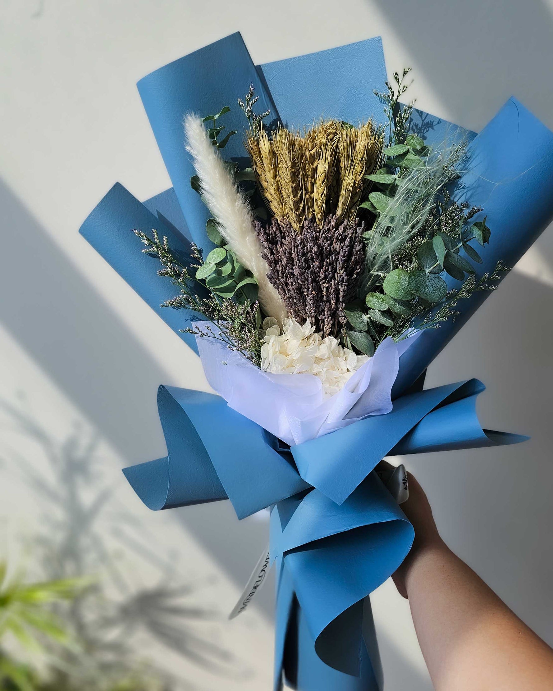Lavender Scent Hand Bouquet by Windflower Florist Singapore