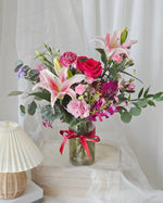 Lily's Garden Vase | Free Same-Day Flower Delivery Singapore
