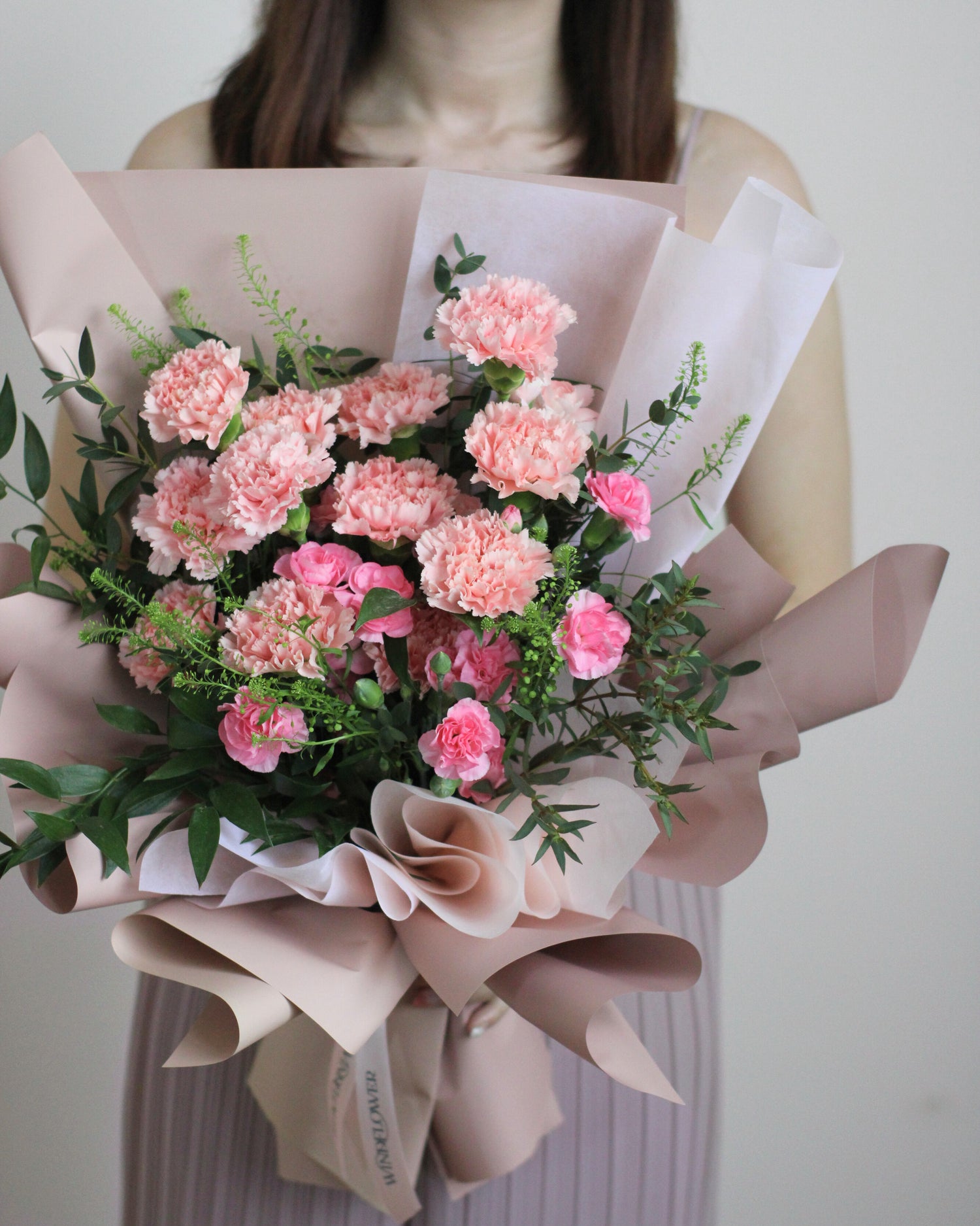 Tribute - 12 stalks Hand Bouquet by Windflower Florist Singapore