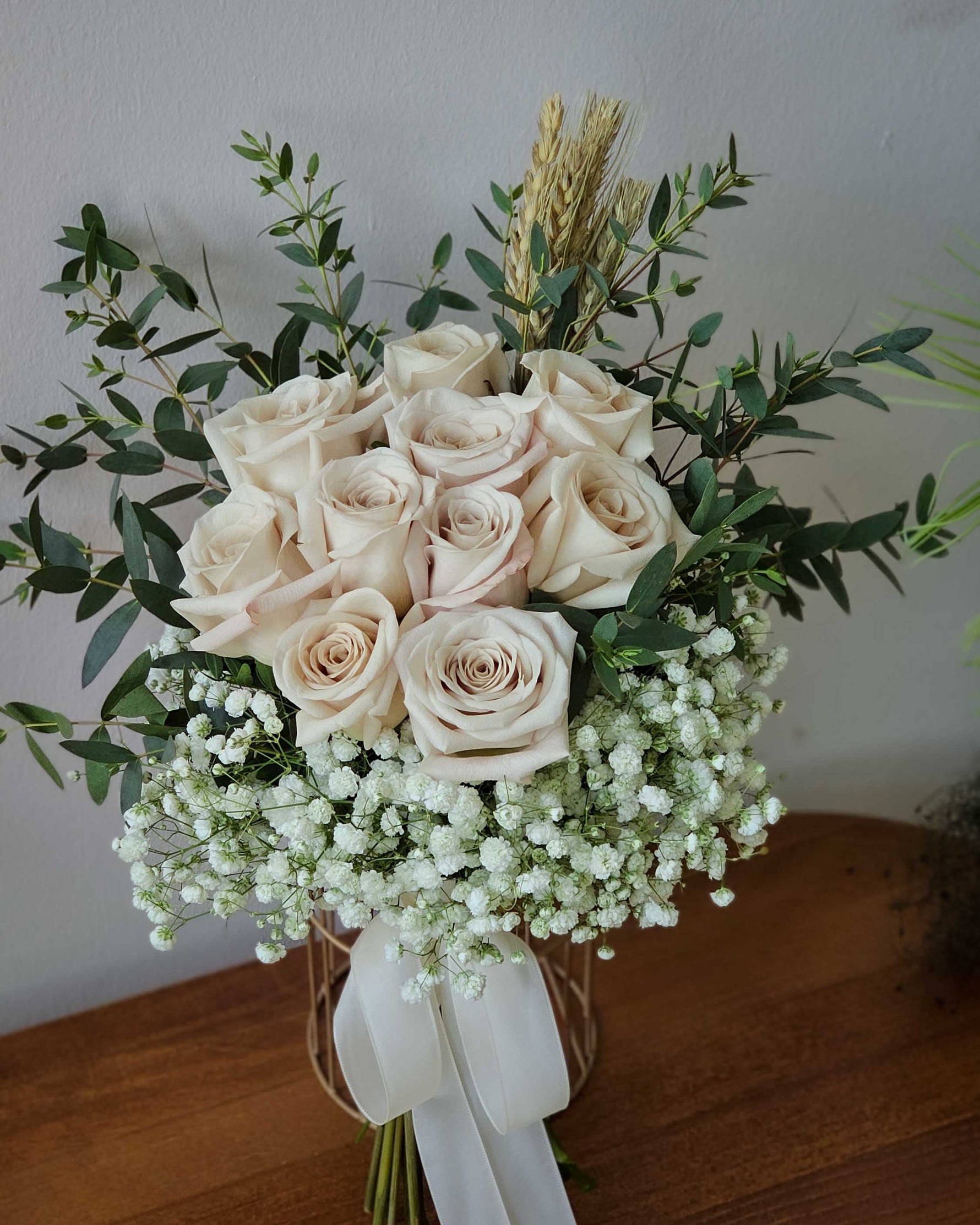Roses Bridal Bouquet by Windflower Florist Singapore