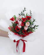 Perfect Love In Tourmaline Hand Bouquet by Windflower Florist Singapore