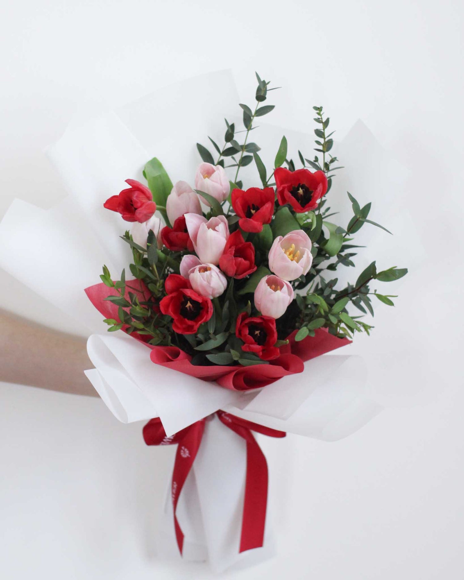 Perfect Love In Tourmaline Hand Bouquet by Windflower Florist Singapore