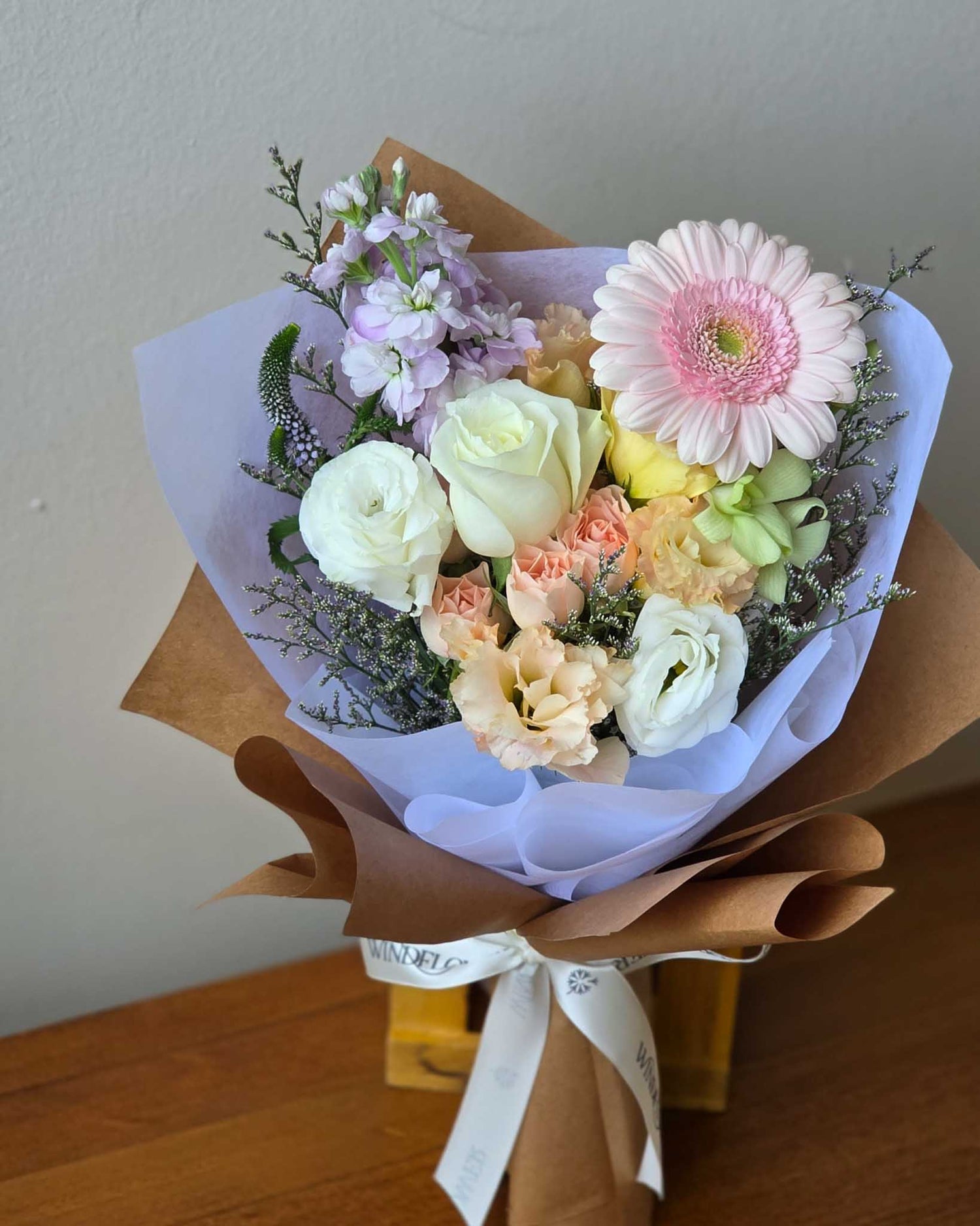 Clover (Pet-safe) Hand Bouquet | Free Same-Day Flower Delivery Singapore