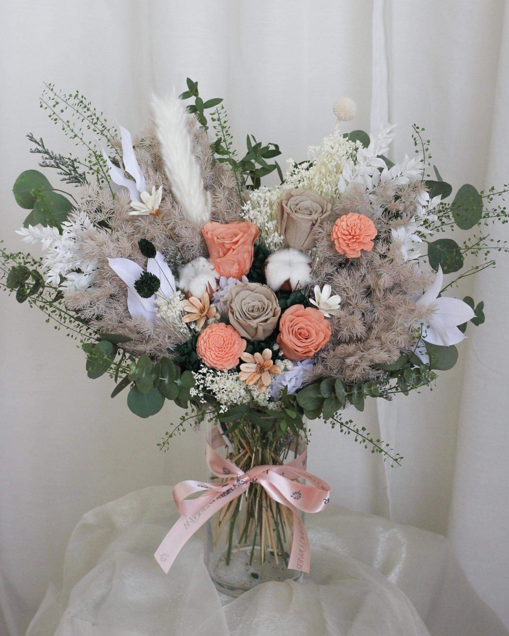 Sage Cherub Hand Bouquet - View 4 | Windflower Florist