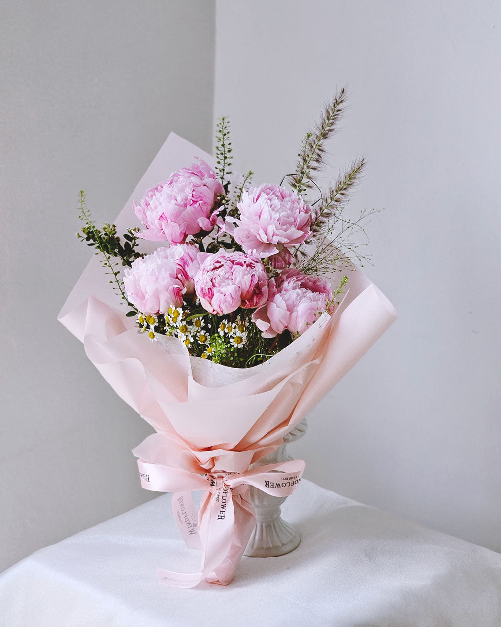 Seasonal Picks - Pink Peony Flower Arrangement | Free Same-Day Flower Delivery Singapore