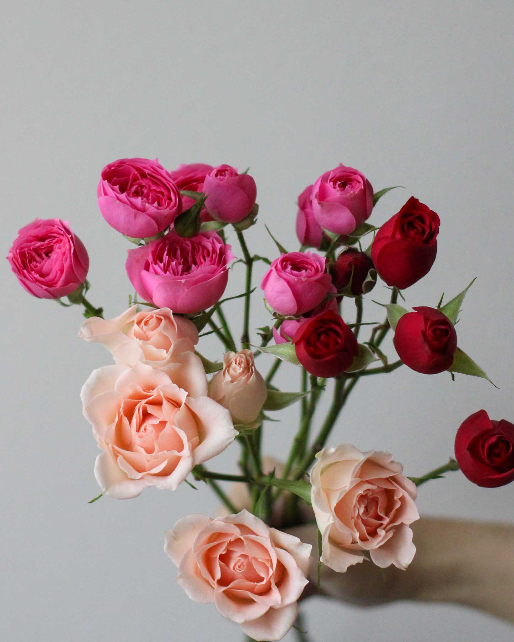 Subscription Flowers - Spray Rose Flower Arrangement by Windflower Florist Singapore