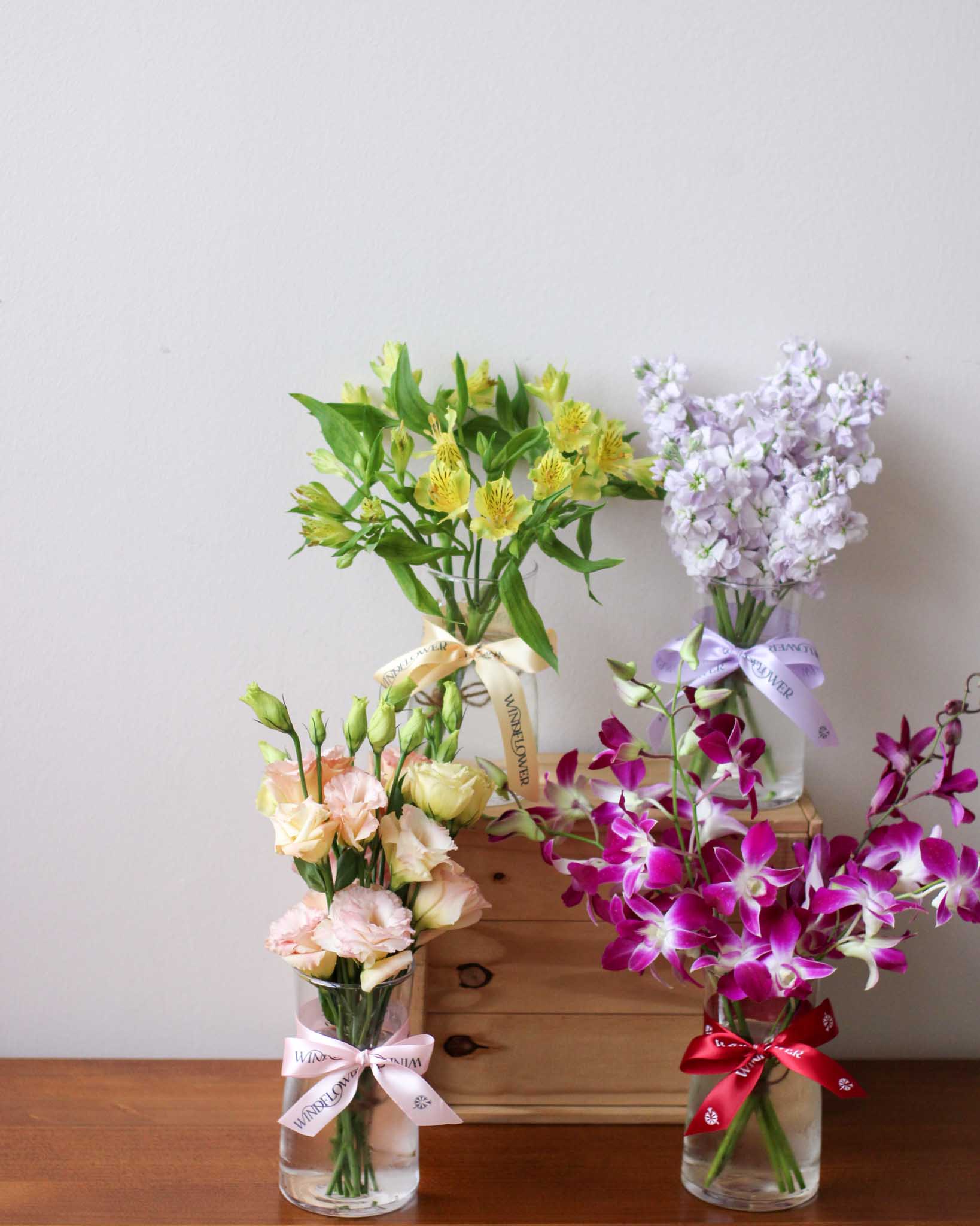 Subscription Flowers - Orchid Flower Arrangement - View 3 | Windflower Florist