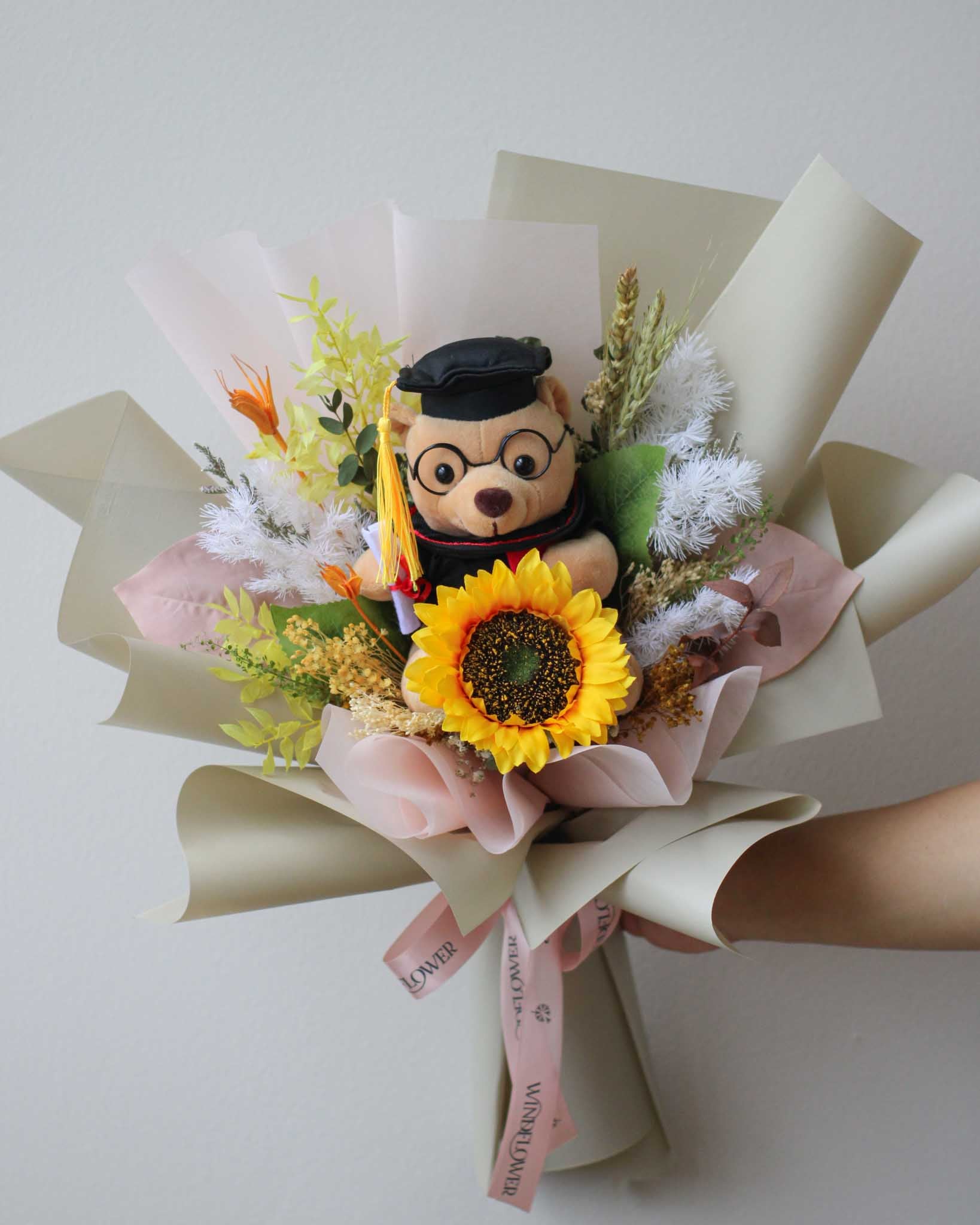 Sunny Cheers Preserved Flowers | Free Same-Day Flower Delivery Singapore