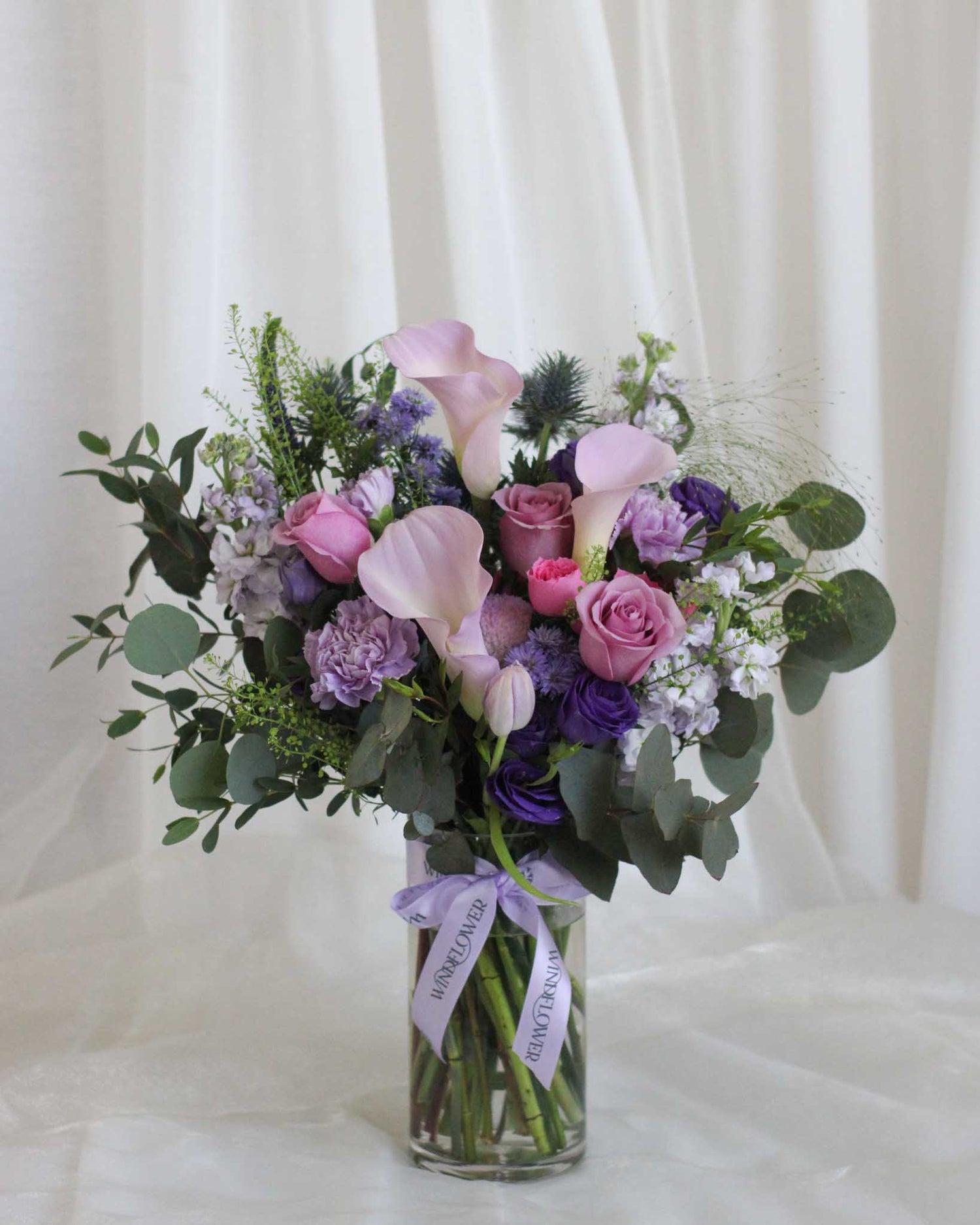 Ultraviolet Royalty Vase by Windflower Florist Singapore
