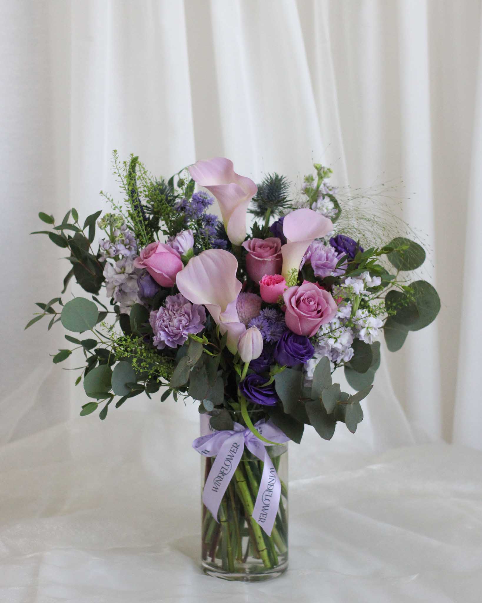Ultraviolet Royalty Vase by Windflower Florist Singapore