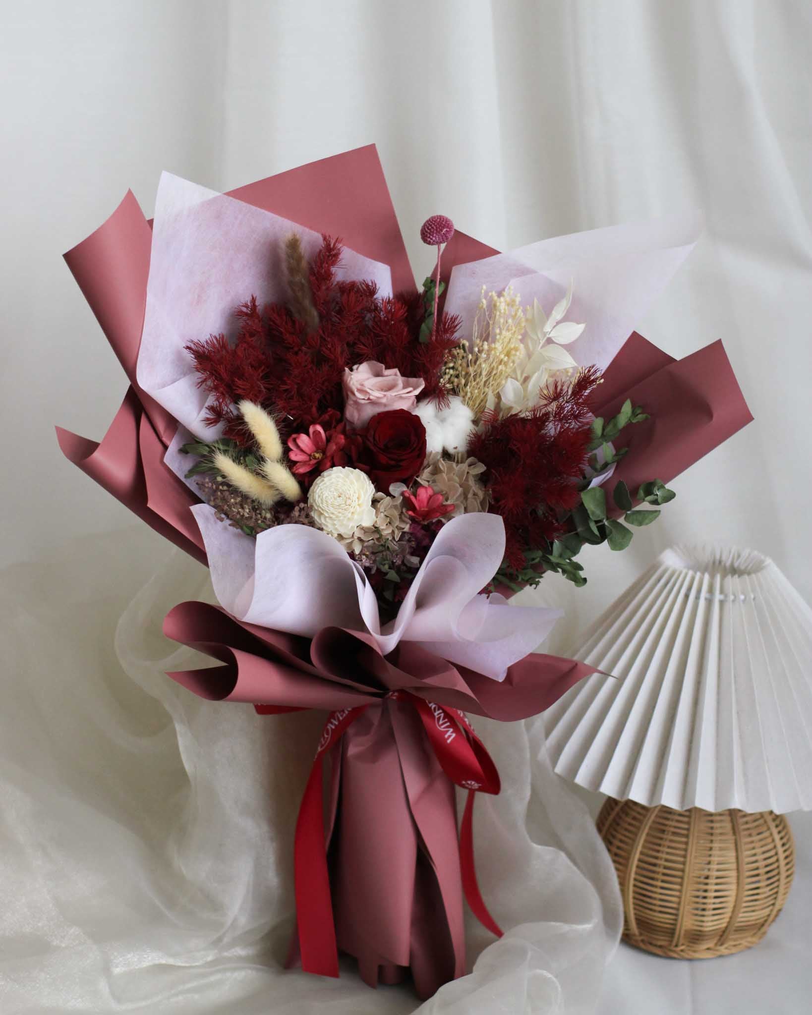 Velvet Cherub Hand Bouquet - View 3 | Windflower Florist