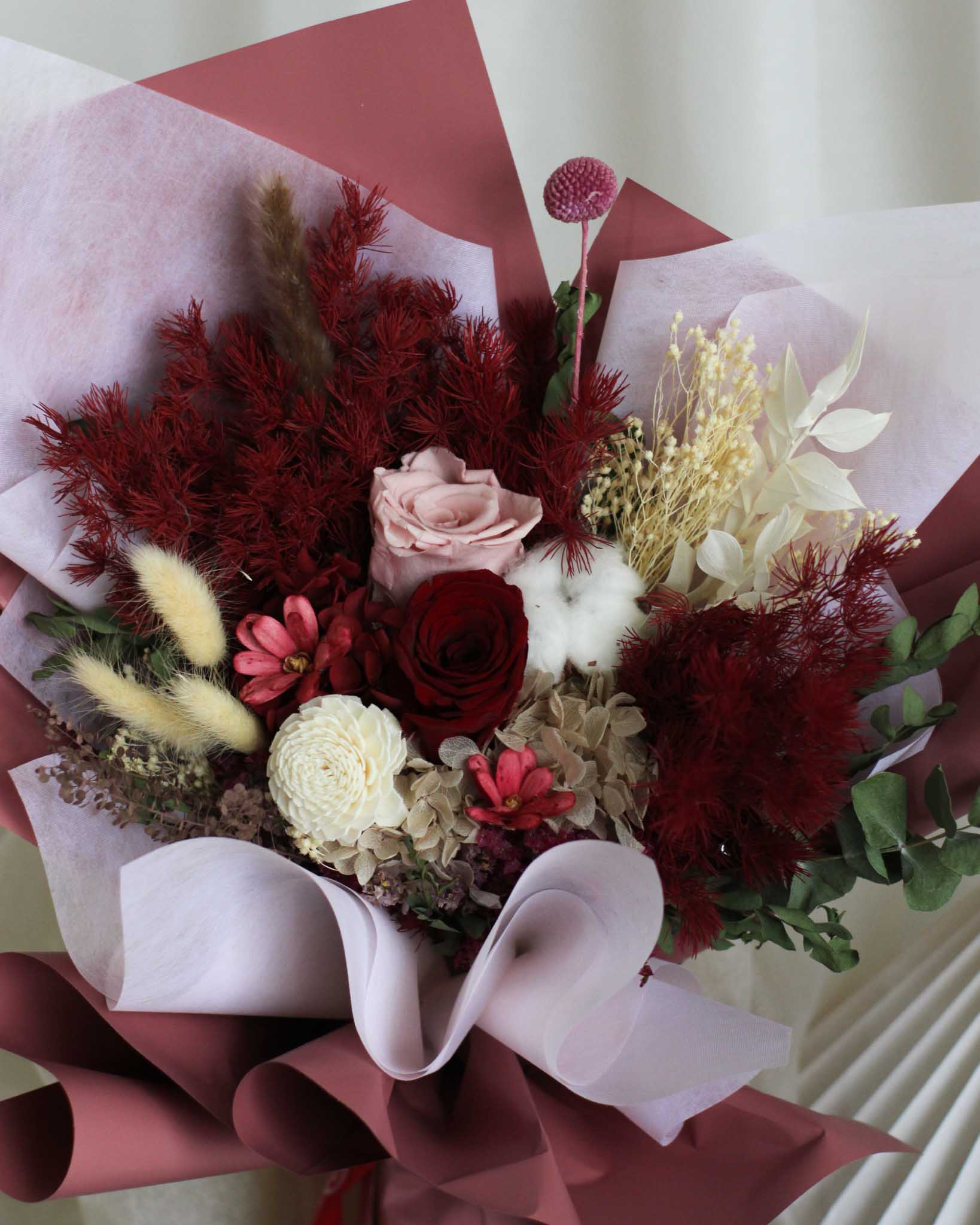 Velvet Cherub Hand Bouquet - View 4 | Windflower Florist
