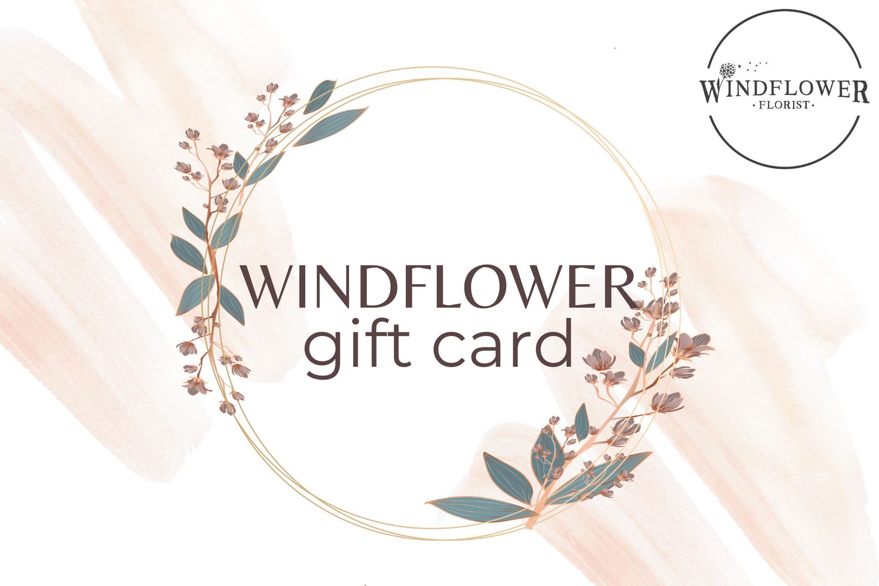 Windflower Gift Card Flower Arrangement | Free Same-Day Flower Delivery Singapore