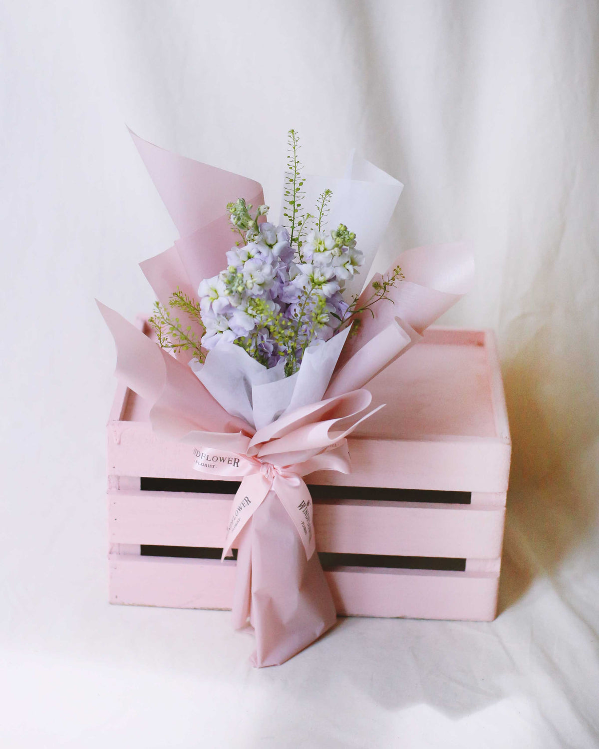 Trio Matthiola In Lilac