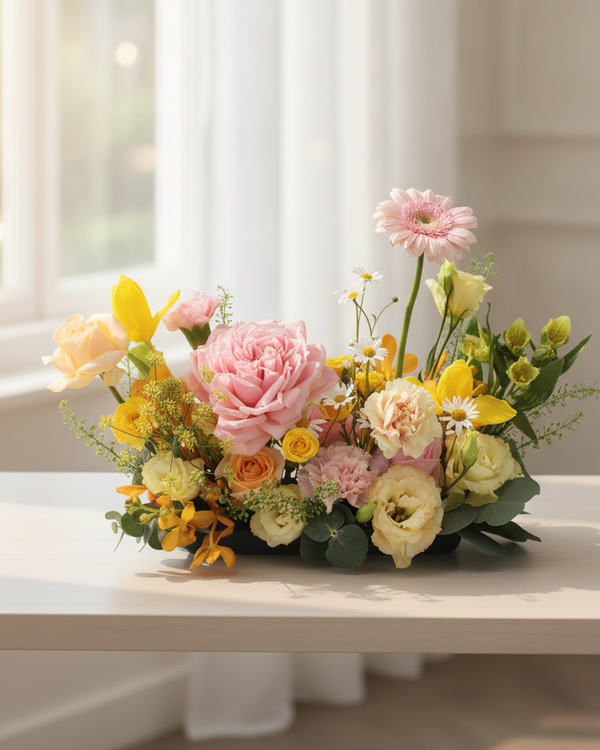 Fresh Table Centrepiece - Meadow — fresh table centrepiece Singapore