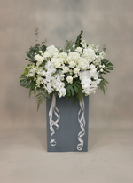 Cloudsong condolence flower stand Singapore - Double Down
