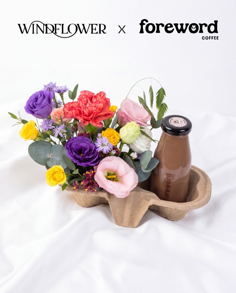Sugar Ribbon cupholder with Chocolate — Windflower x Foreword Coffee