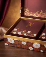 Crimson Porcelain — Ding Mooncake 2-pc gift box | Windflower x Ding Mooncake