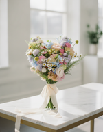 Wildflower Whimsy Bridal Bouquet — fresh bridal bouquet Singapore