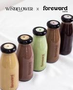 Foreword Coffee bottled flavours — White Coffee, Chocolate, Matcha Latte, Mocha, Black Coffee