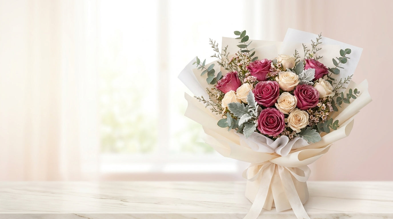 Windflower Florist anniversary promo banner