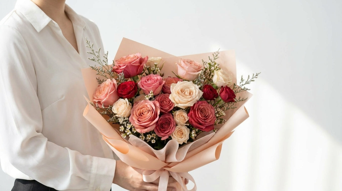 Windflower Florist roses promo banner