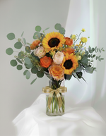 Sunburst Bliss Hand Bouquet by Windflower Florist Singapore