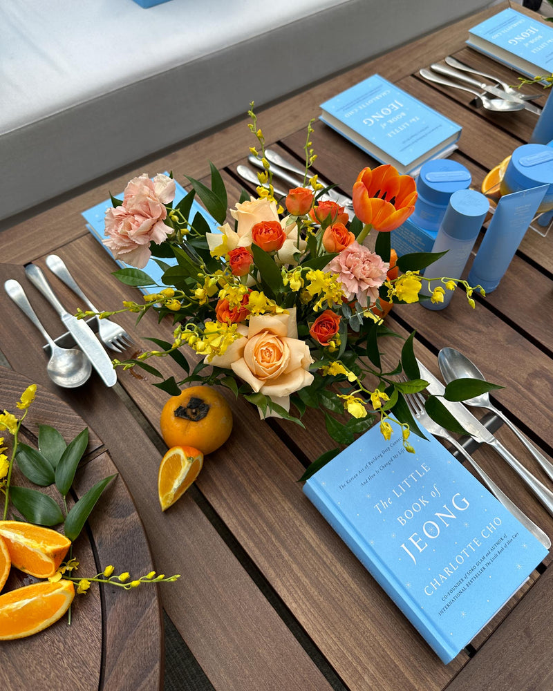 Corporate event table styling