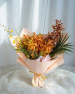 Tropical Medley Orchid Bouquet — Mokara and Cymbidium | Windflower Florist Singapore