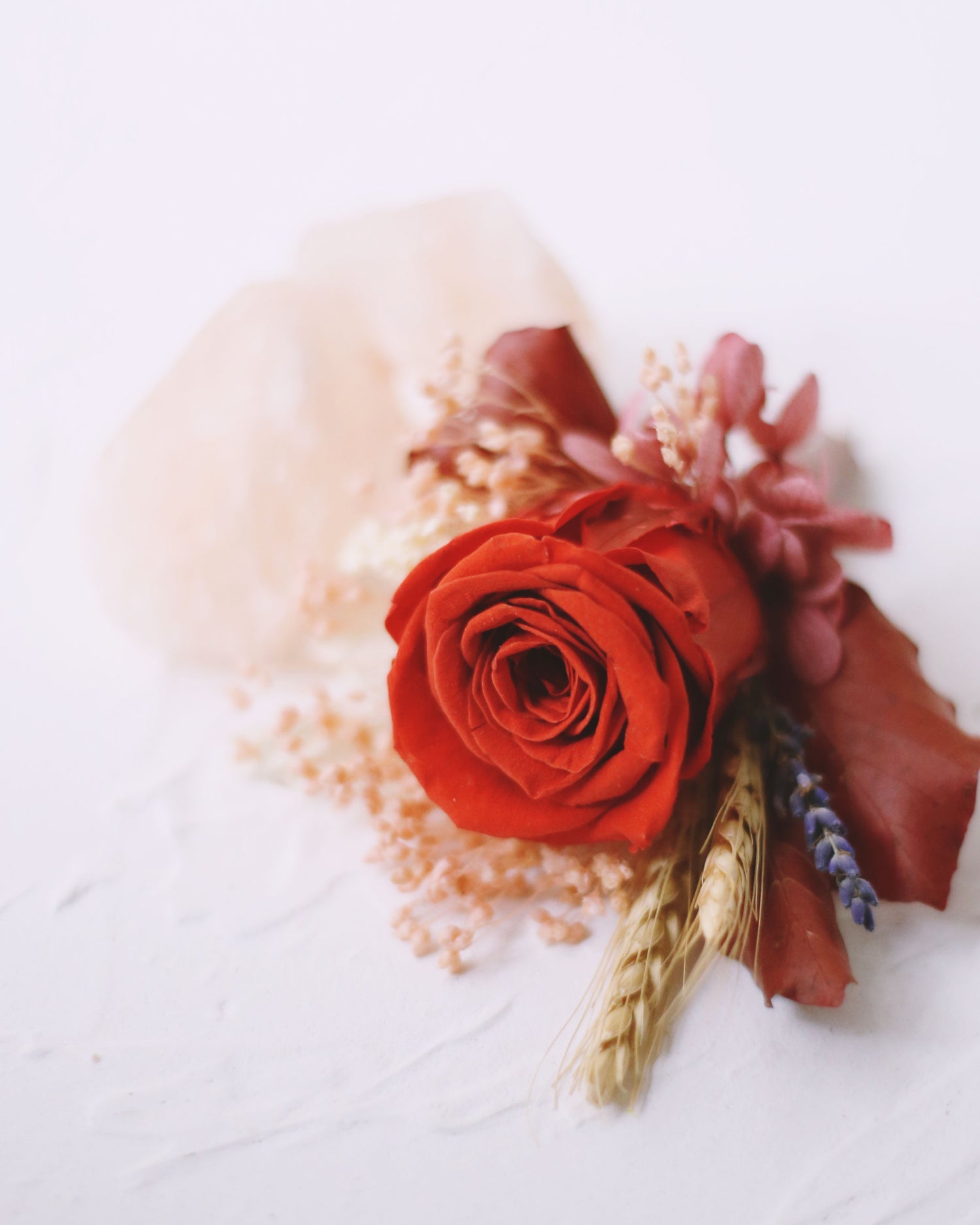 Preserved & Dried Boutonnieres | Free Same-Day Flower Delivery Singapore