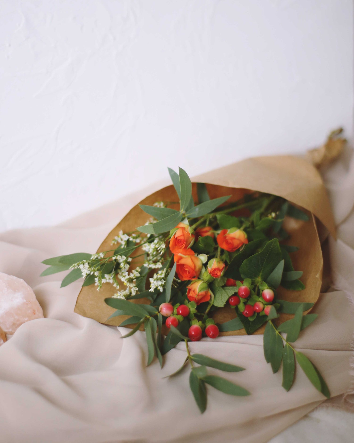 Fresh Loose Hair Flowers Wedding Flowers by Windflower Florist Singapore