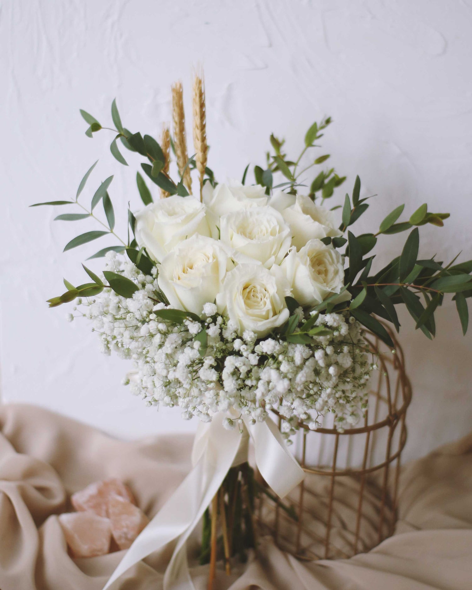 Roses Bridal Bouquet | Free Same-Day Flower Delivery Singapore