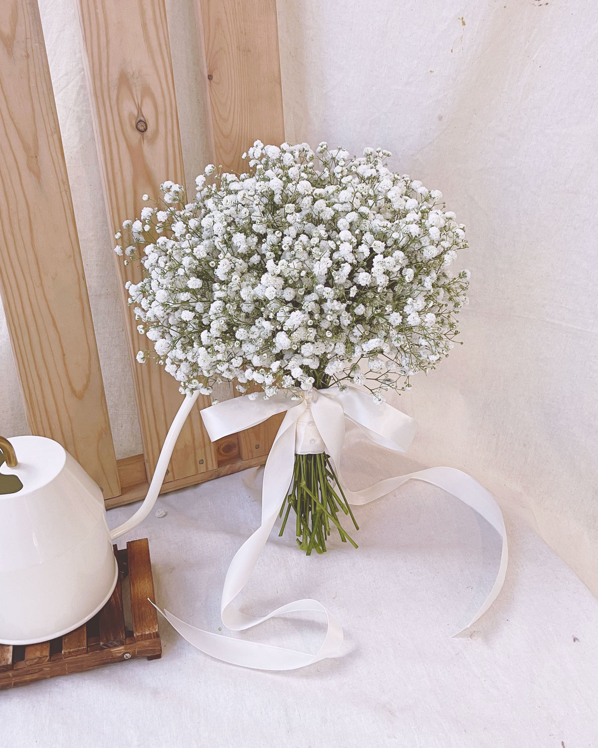 Baby's Breath Stem  Artificial Flowers for Bud Vase Wedding Centerpiece  (single stem) 