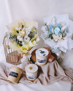 Sweet Scoop Bundle - Osmanthus Oolong Preserved Flowers by Windflower Florist Singapore