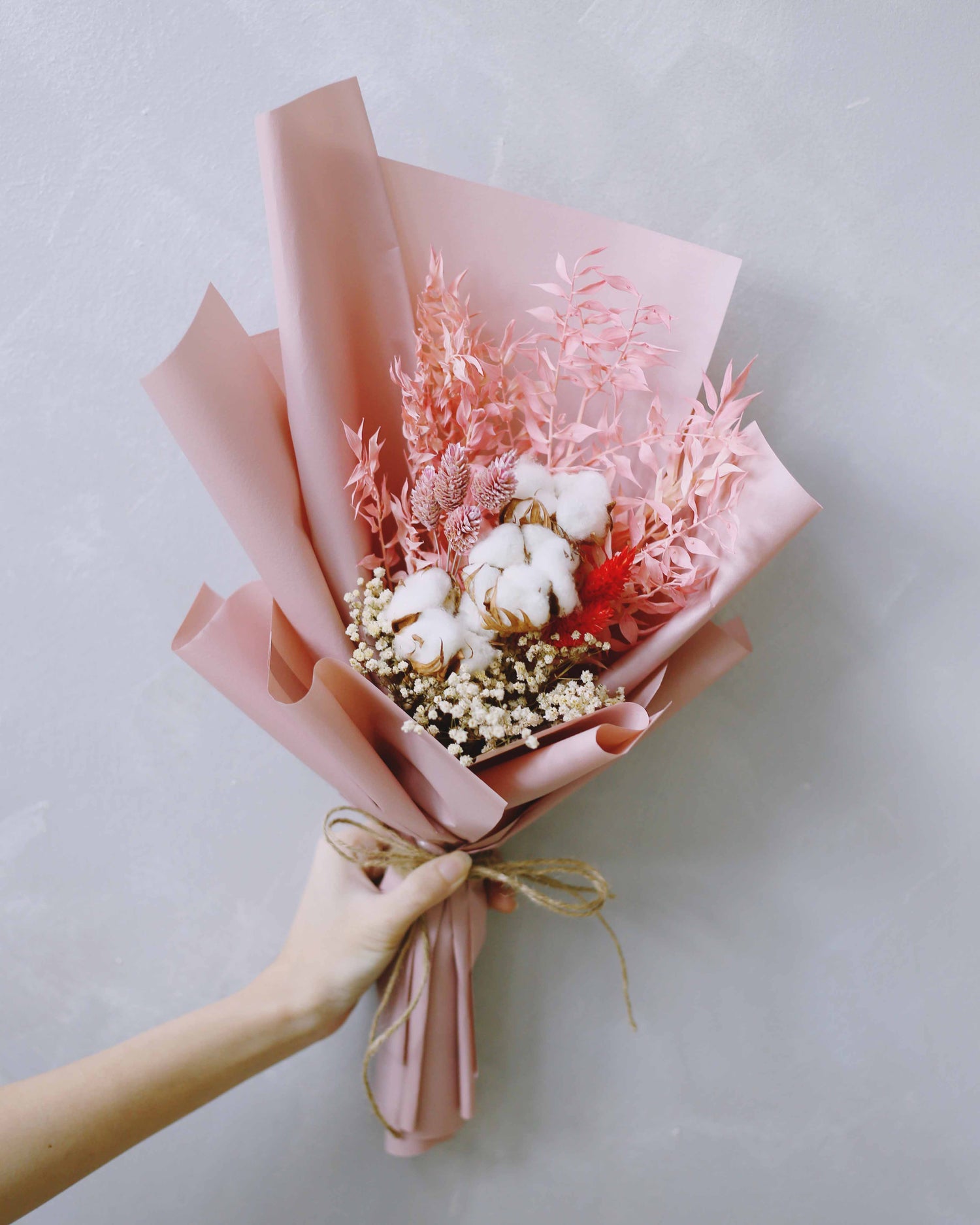 A Song of Fire Hand Bouquet by Windflower Florist Singapore