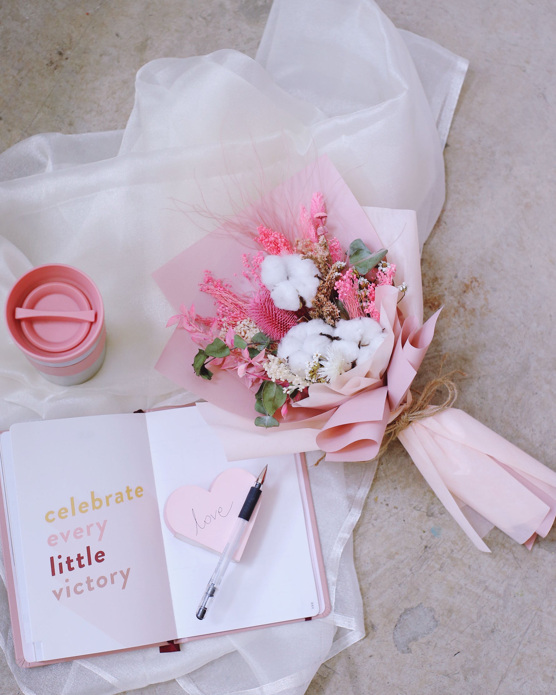 Endless Love In Pink Hand Bouquet by Windflower Florist Singapore
