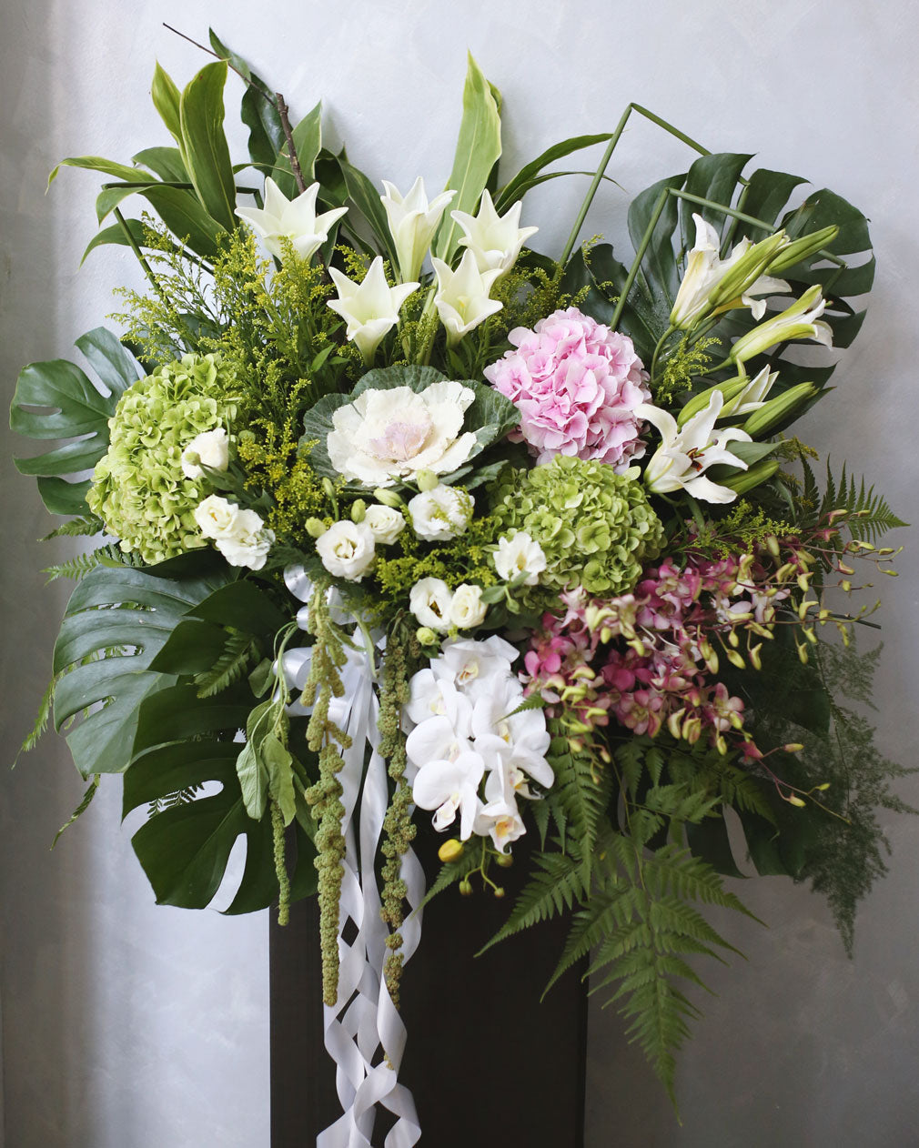 Eternal Memory Flower Arrangement | Free Same-Day Flower Delivery Singapore