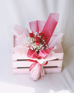 Give a Bunch - Red Hand Bouquet - View 3 | Windflower Florist