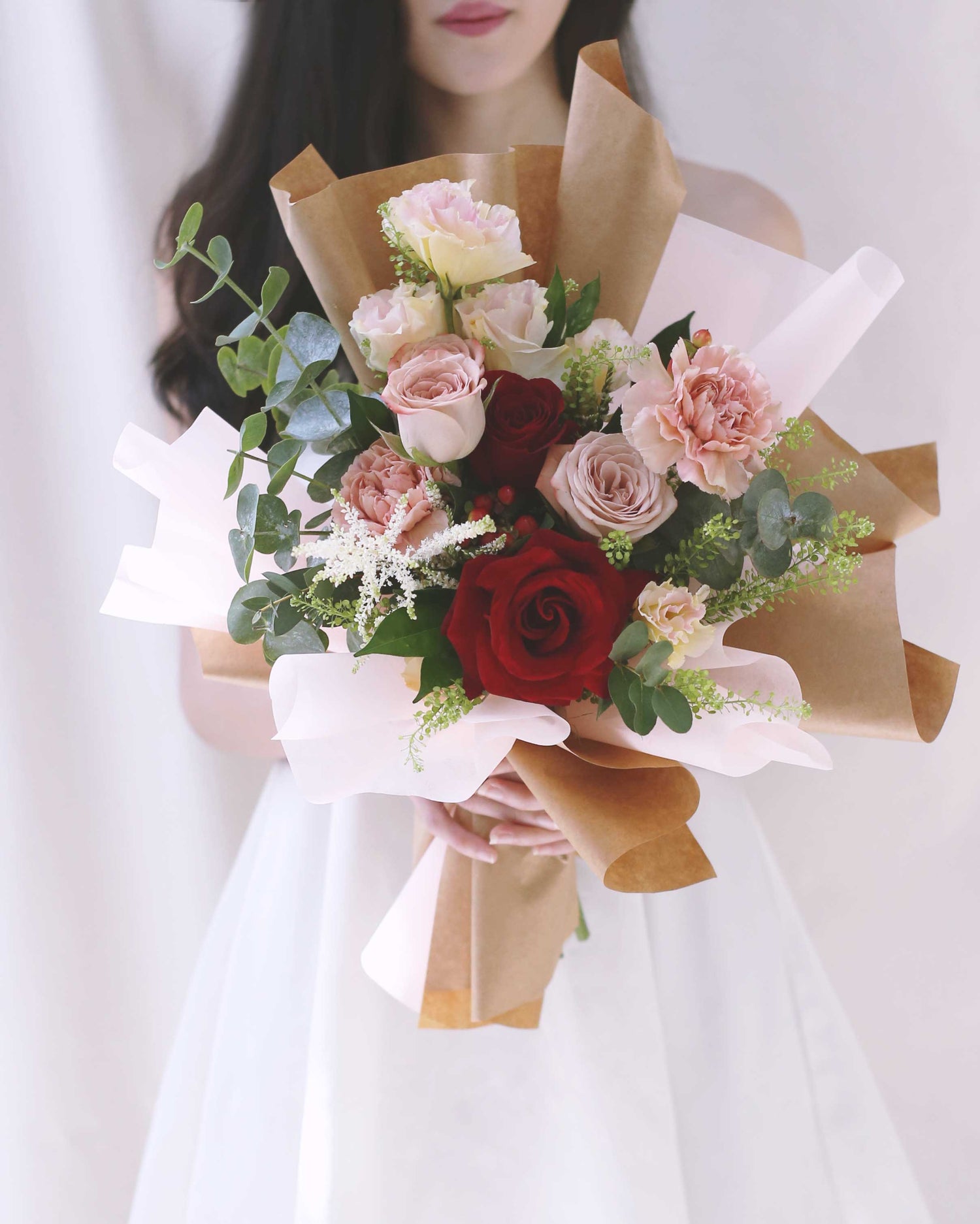 Macchiato Hand Bouquet | Free Same-Day Flower Delivery Singapore