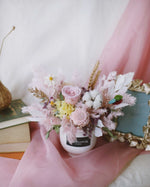 Once Upon A Dream Vase Preserved Flowers | Free Same-Day Flower Delivery Singapore